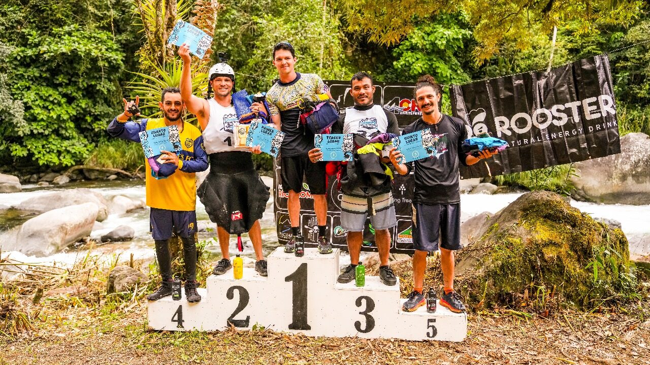 Diego on the race podium